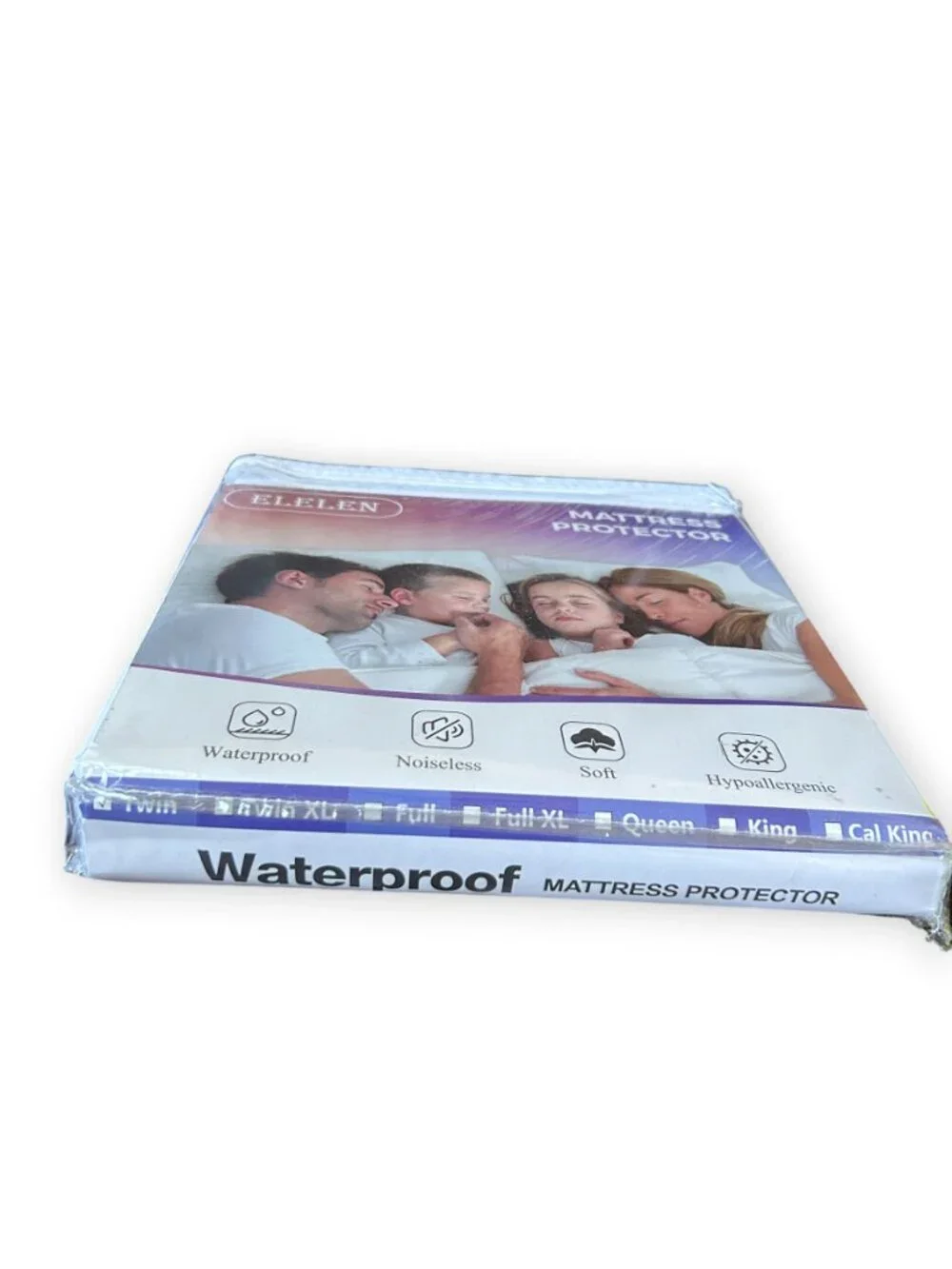 Elelen Mattress Protector For Twin Size Bed Waterproof Noiseless Hypoallergenic